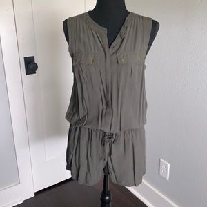 Olive green Banana Republic romper
